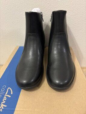 Clarks Suttyn Rae Women's Leather Wedge Ankle Boots